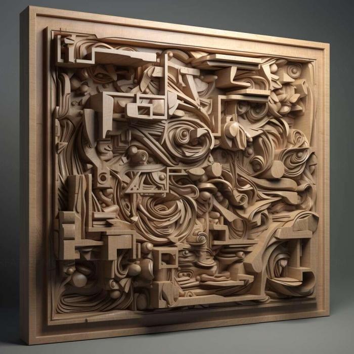 نموذج ثلاثي الأبعاد لآلة CNC 3D Art 